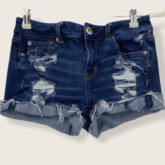 American Eagle super stretch hi rise Shortie short - Picture 1 of 4